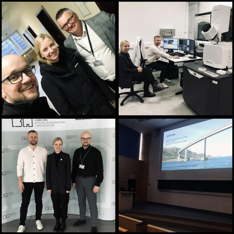 Współpraca, która nabiera tempa – kolejna wizyta naukowca z Luleå University of Technology na Politechnice Lubelskiej